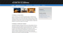 Desktop Screenshot of guide-glamping.com