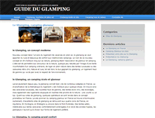 Tablet Screenshot of guide-glamping.com